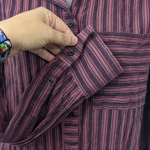 Treasure & Bond Boyfriend Fit Button Down Sz XS - Picture 7 of 13